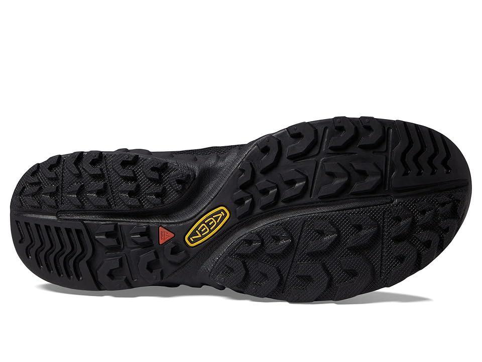 KEEN Nxis Evo WP (Triple Black) Men's Shoes Product Image