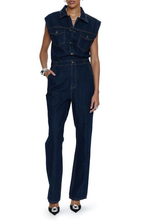 Pistola Brooks Denim Jumpsuit Product Image