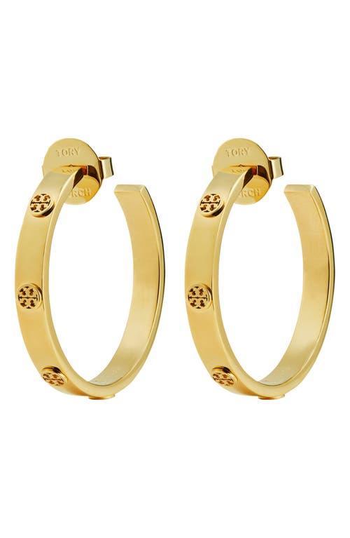 Tory Burch Miller Hoop Earrings Product Image