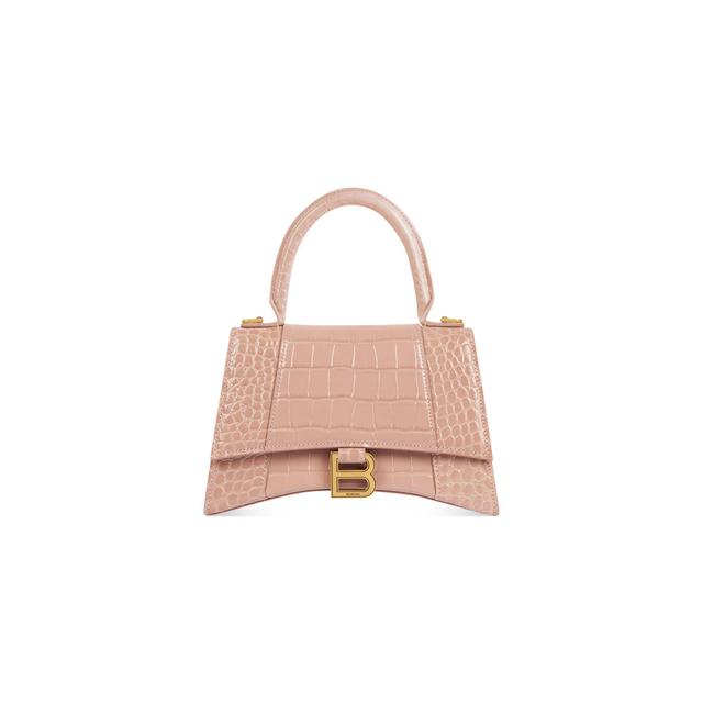 hourglass small handbag crocodile embossed Product Image