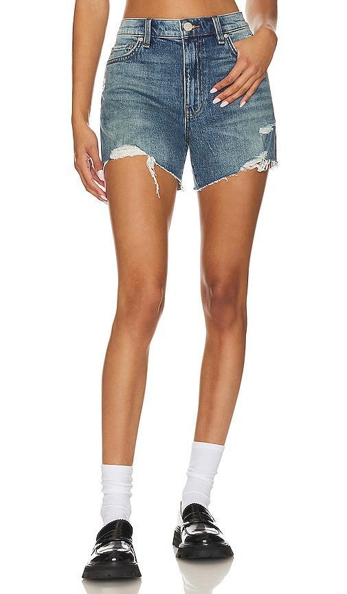 Hudson Jeans Devon High-Rise Boyfriend Shorts in Destructed Star (Destructed Star) Women's Shorts Product Image