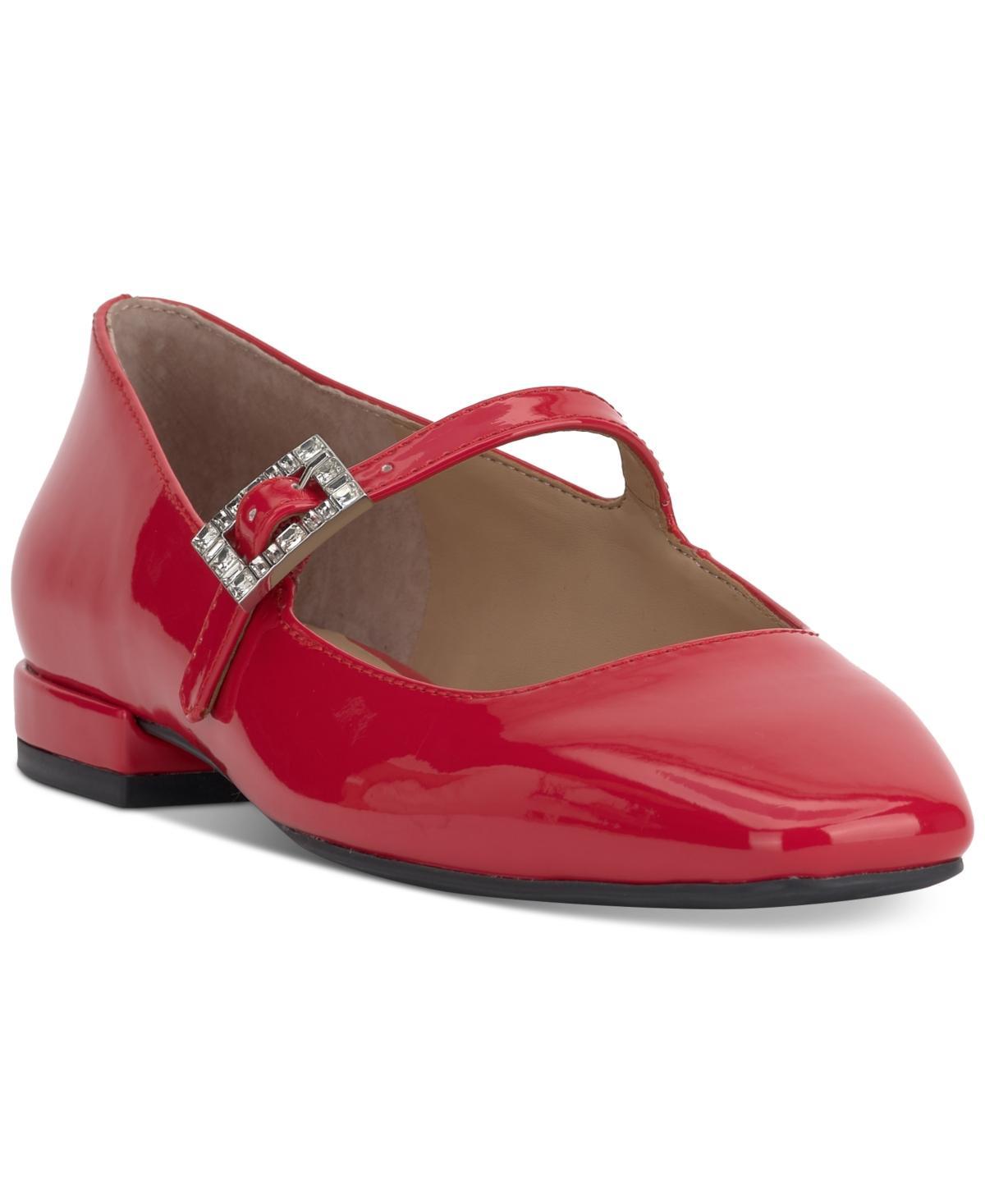 On 34th Womens Saadet Rhinestone-Buckle Mary Jane Flats, Created for Macys Product Image