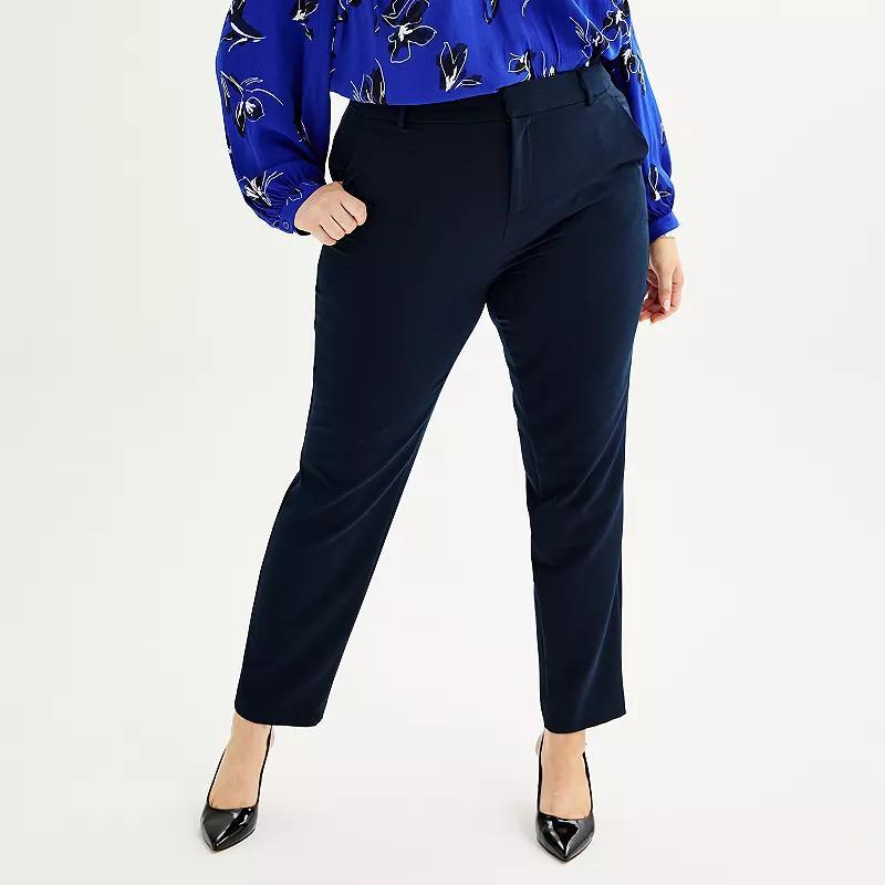 Plus Size Nine West Magic Waist Skinny Pants, Womens product image