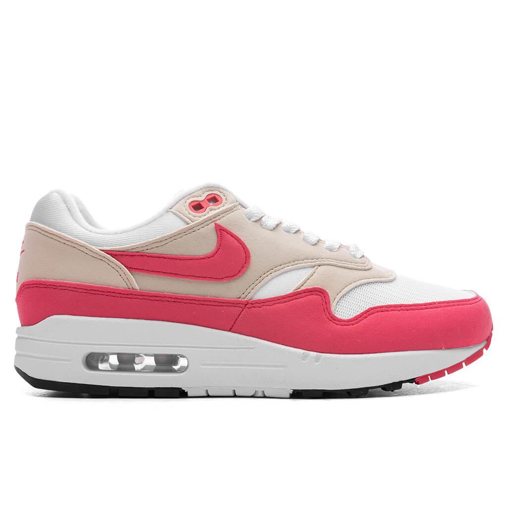 Women's Air Max 1 '87 - White/Aster Pink/Light Orewood Brown/Black Female Product Image