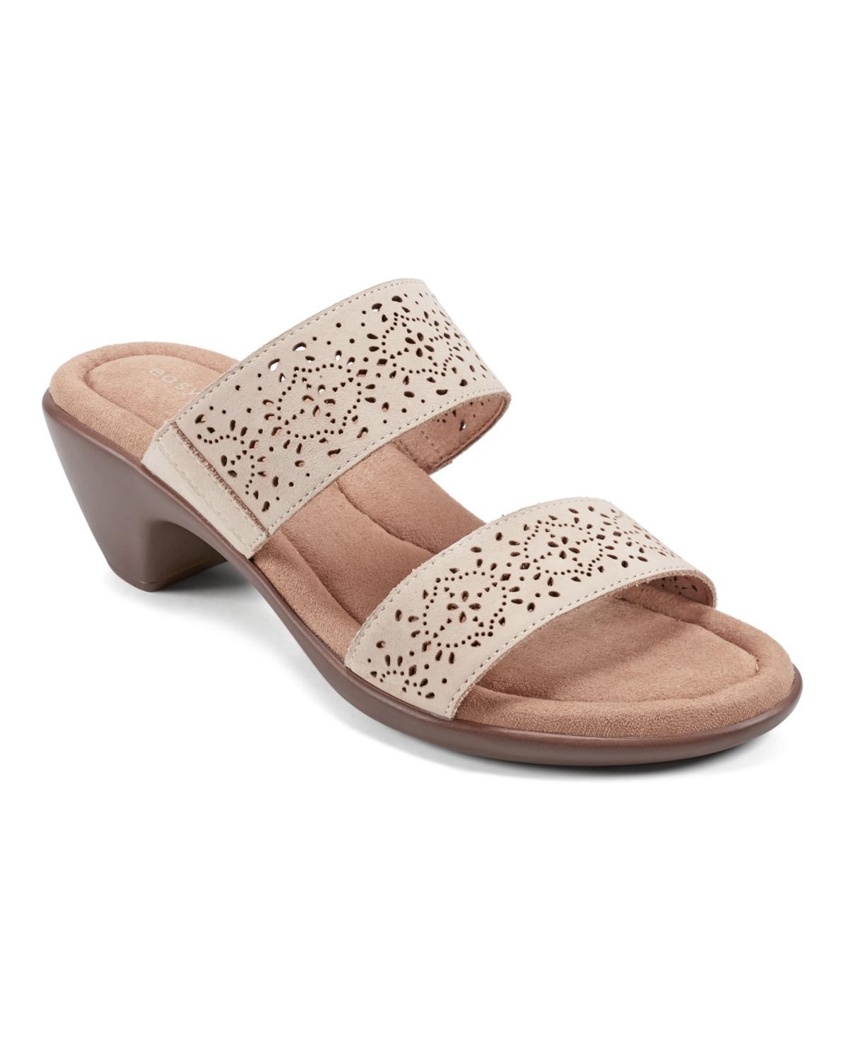 Easy Spirit Womens Crista Slip-On Round Toe Heeled Sandals Product Image