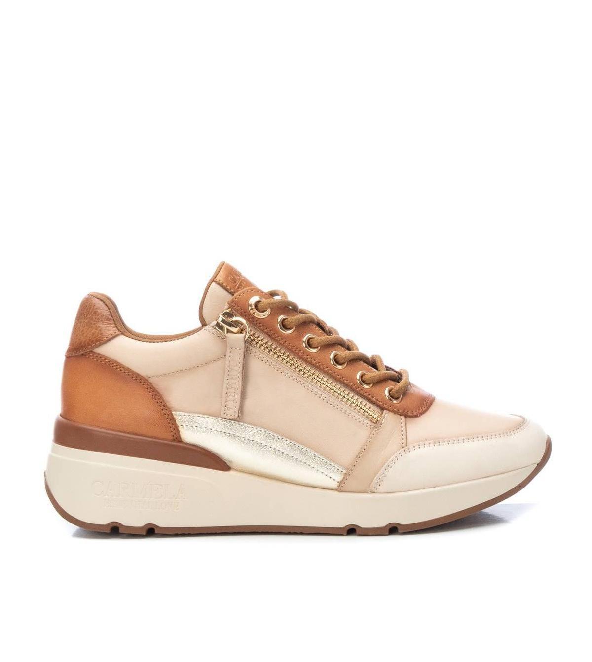 Carmela Womens Leather Sneakers By Xti Product Image