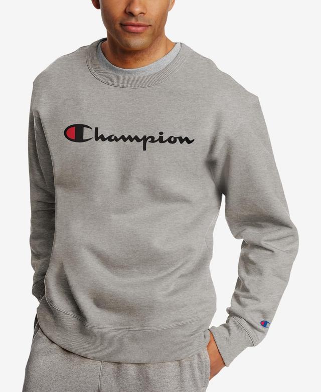 Champion Mens Powerblend Fleece Logo Sweatshirt Product Image