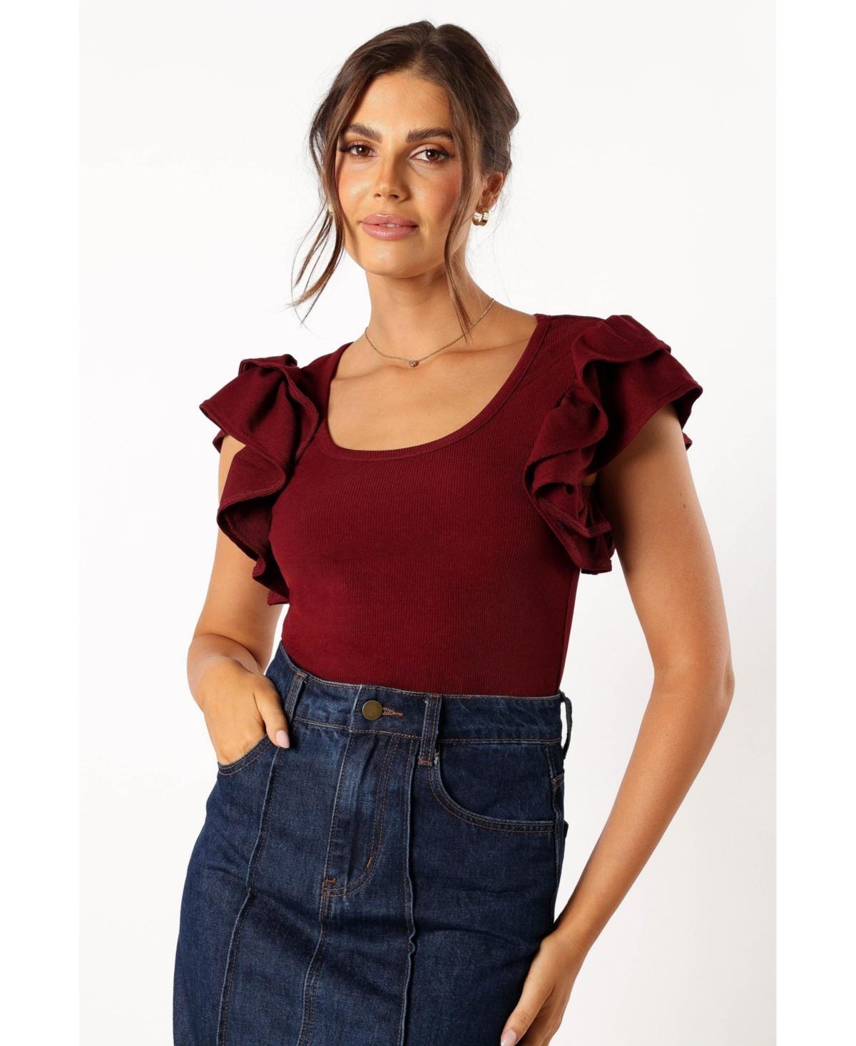 Petal and Pup Womens Loren Ribbed Top Product Image