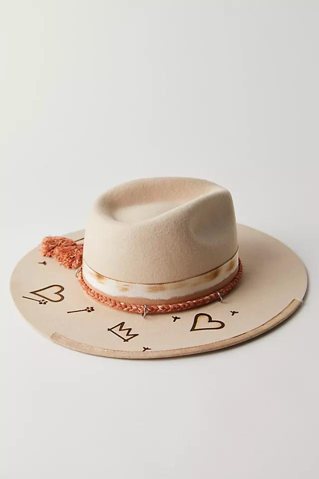 Roundtop Brimmed Felt Hat Product Image