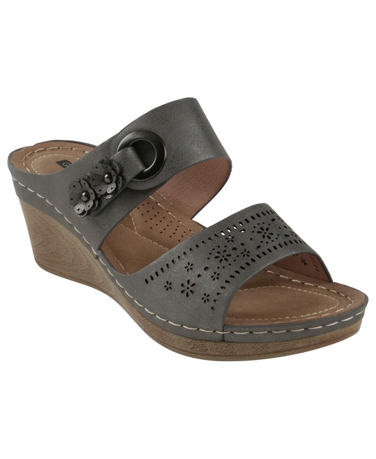 Gc Shoes Womens Theresa Comfort Wedge Sandals Product Image