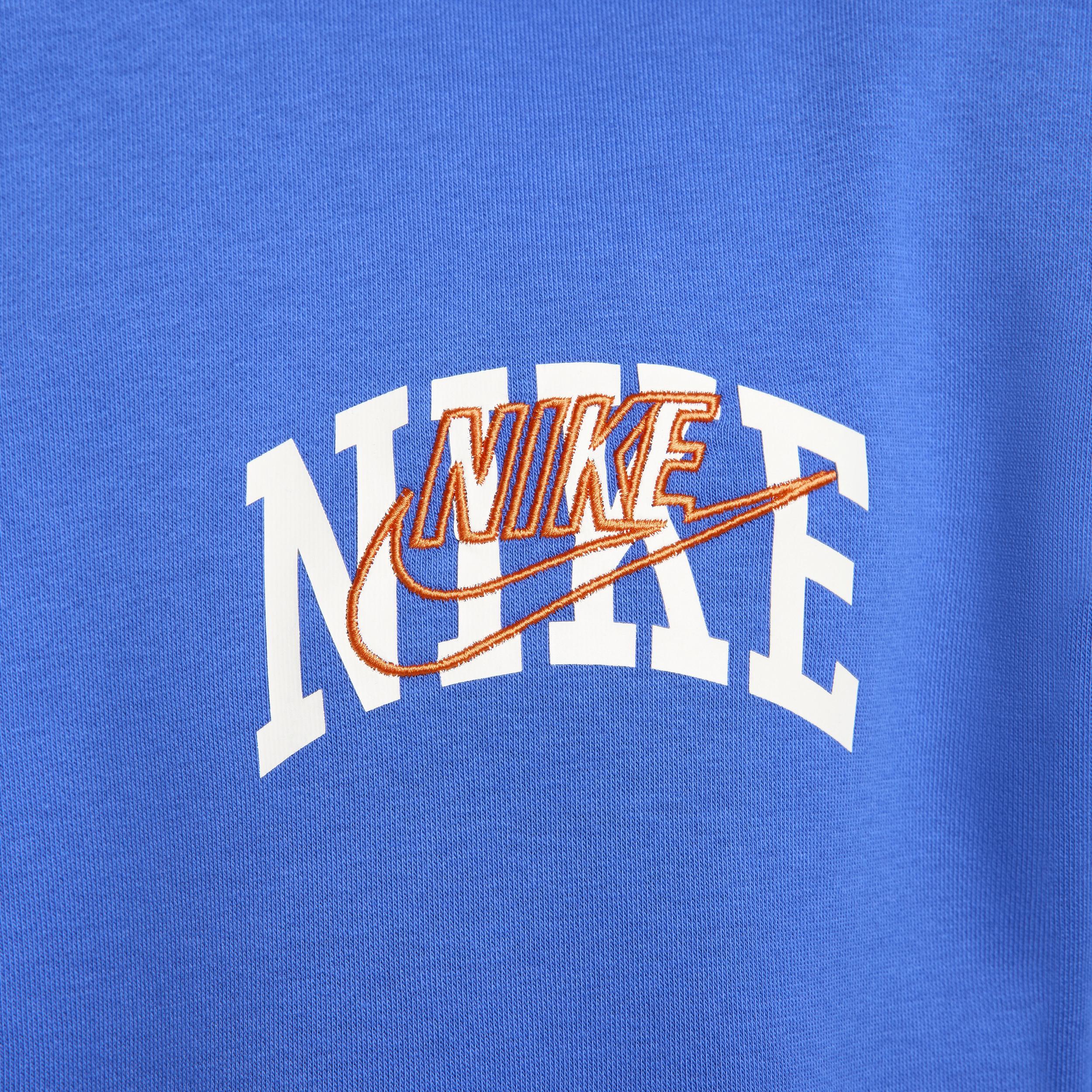 Nike Men's Club Fleece Long-Sleeve Crew-Neck Sweatshirt Product Image