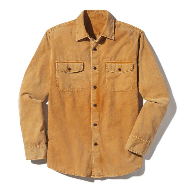 Jeremiah Vintage Garment Dyed Cord Shirt - Biscuit Product Image