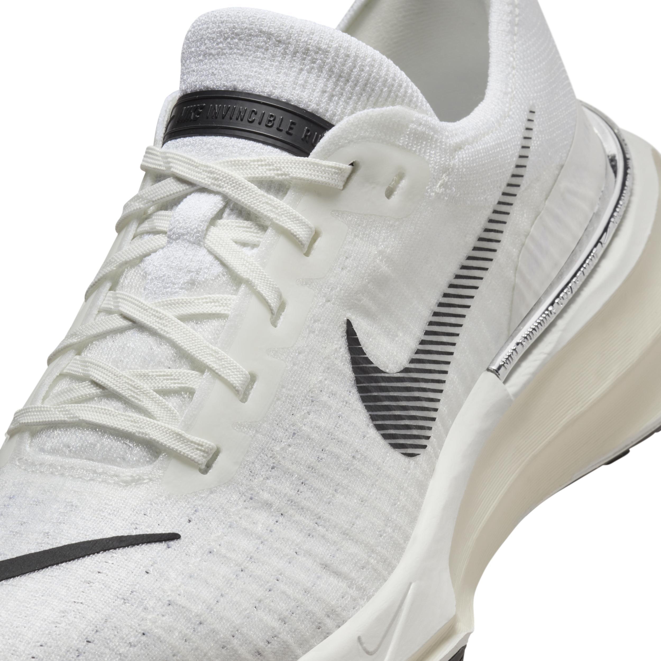 Nike Womens Nike ZoomX Invincible Run Flyknit 3 - Womens Shoes Summit White/Black/Sail Product Image