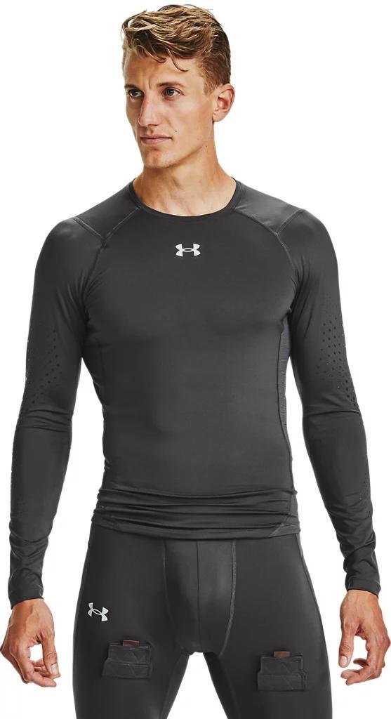 Men's UA Fitted Grippy Long Sleeve Product Image