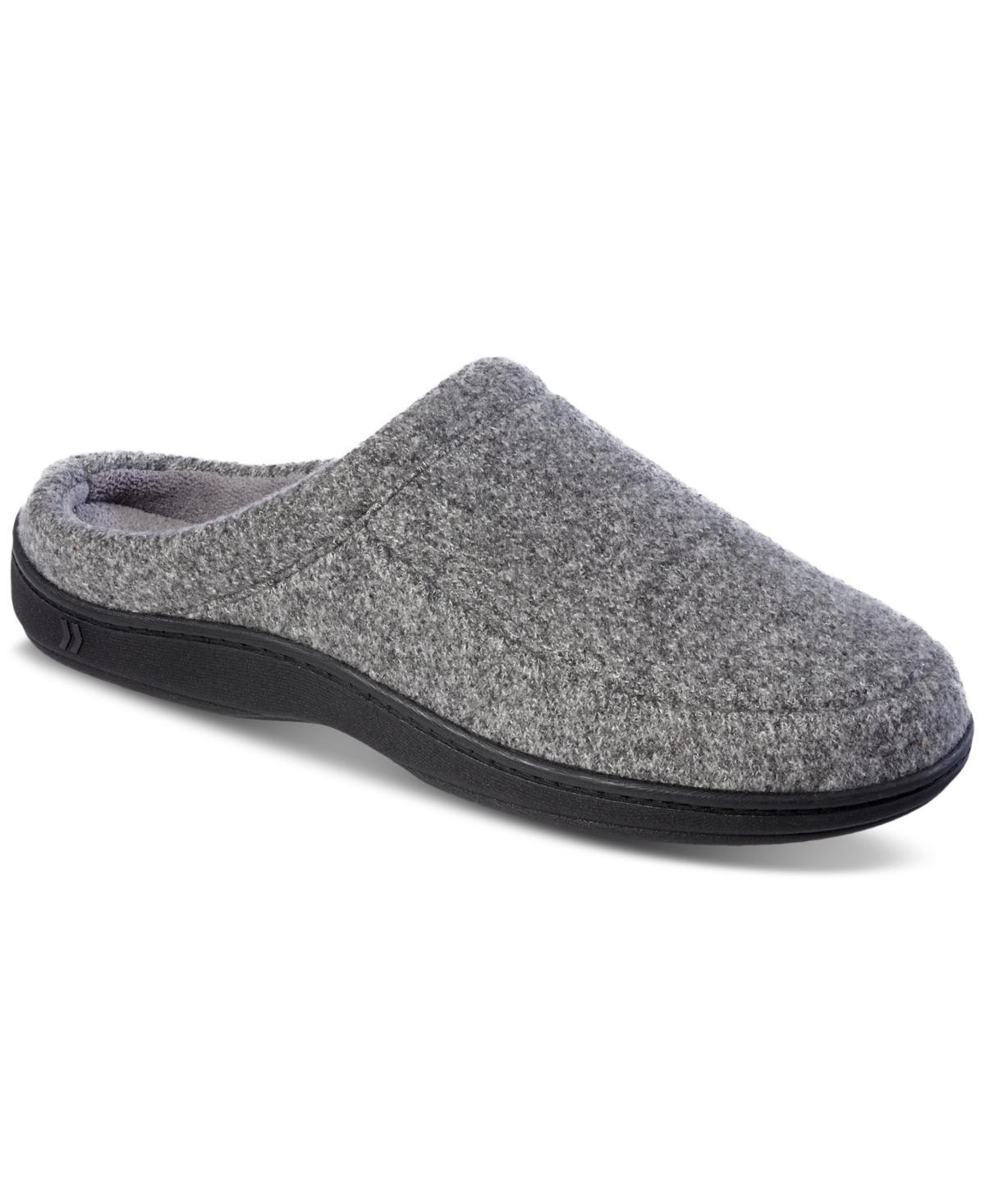 Isotoner Mens Heathered Cord Knit Jermaine Clog Slipper with Micro Terry Lining Product Image