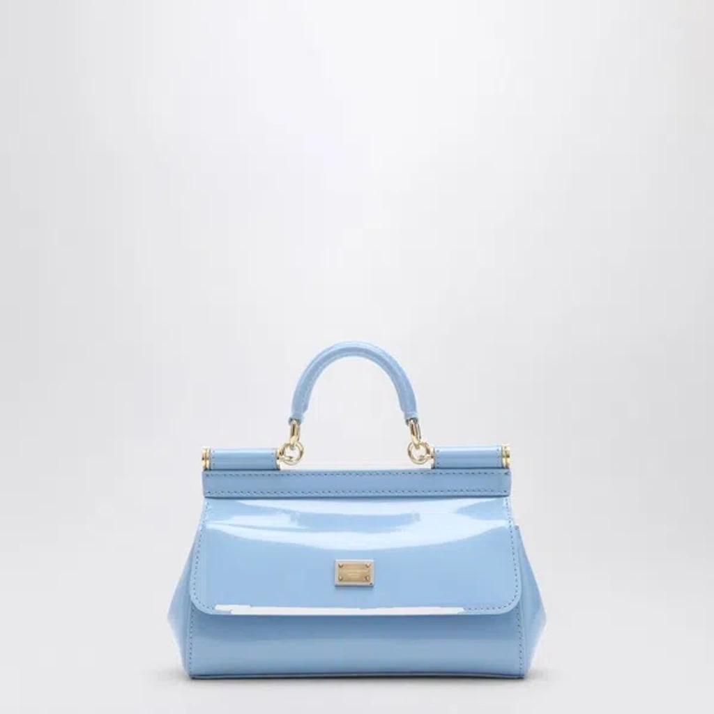 DOLCE & GABBANA Dolce&gabbana Sicily Small Light Blue Handbag Product Image