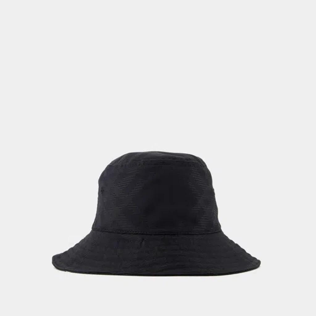 BURBERRY Tonal Bias Buket Hat In Black Product Image