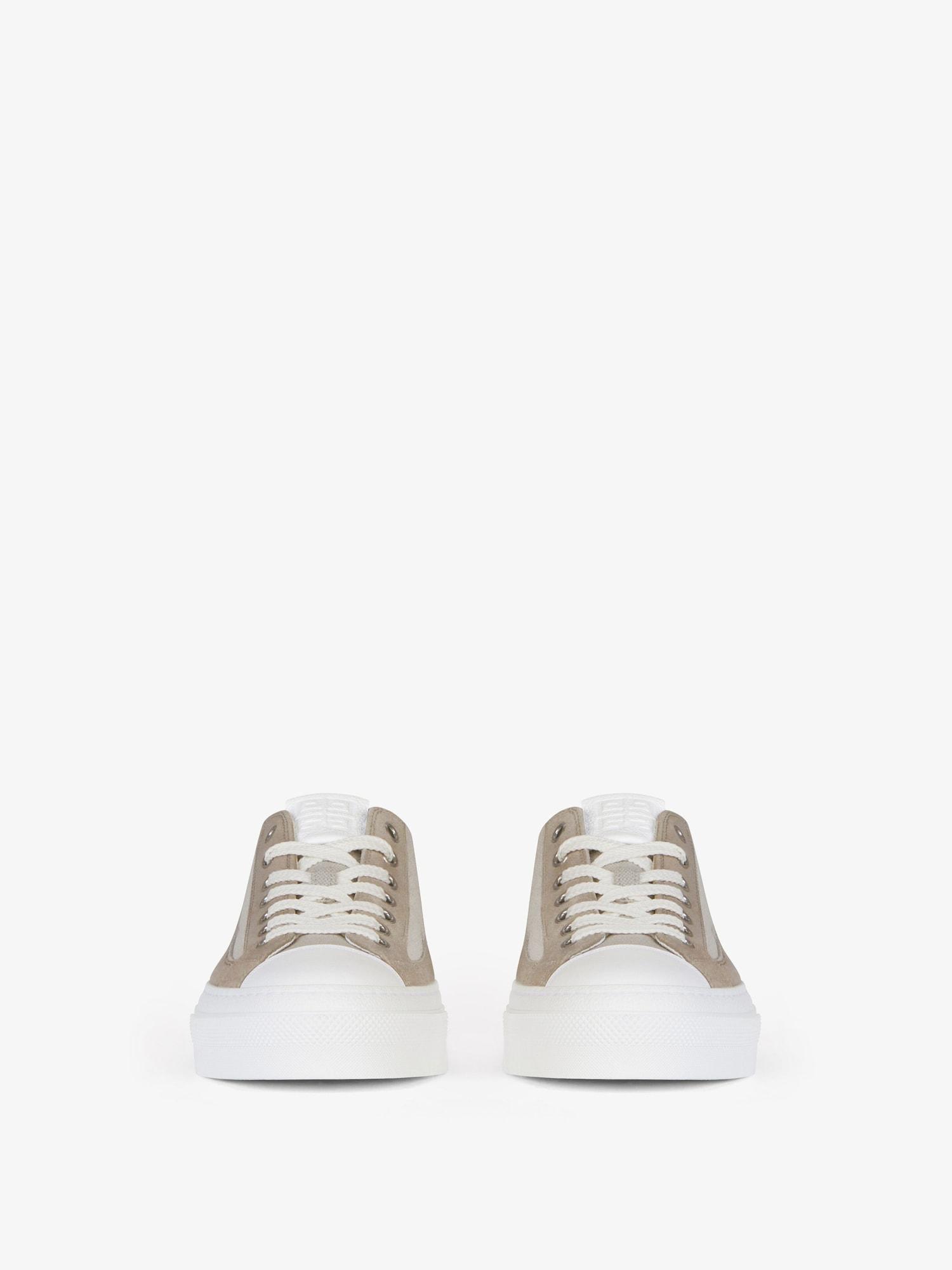 GIVENCHY City sneakers in canvas and suede Product Image