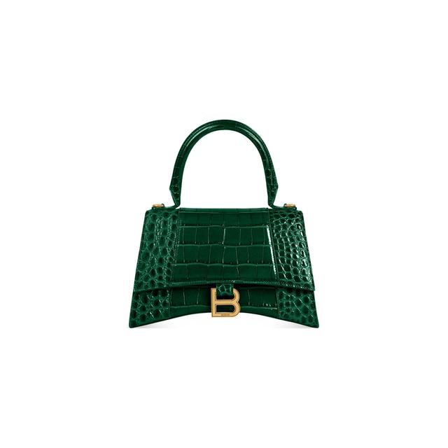 hourglass small handbag crocodile embossed Product Image