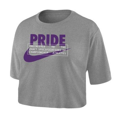 Orlando Pride Women's Nike Dri-FIT Soccer Cropped T-Shirt Product Image