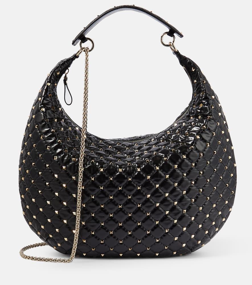 VALENTINO GARAVANI Rockstud Spike Shoulder Bag In Black Product Image