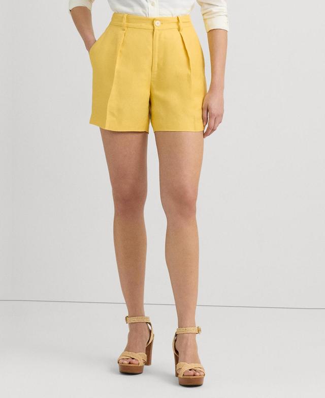 Women's Pleated High-Rise Shorts Product Image