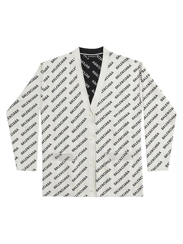 Womens Mini Allover Logo Cardigan Product Image