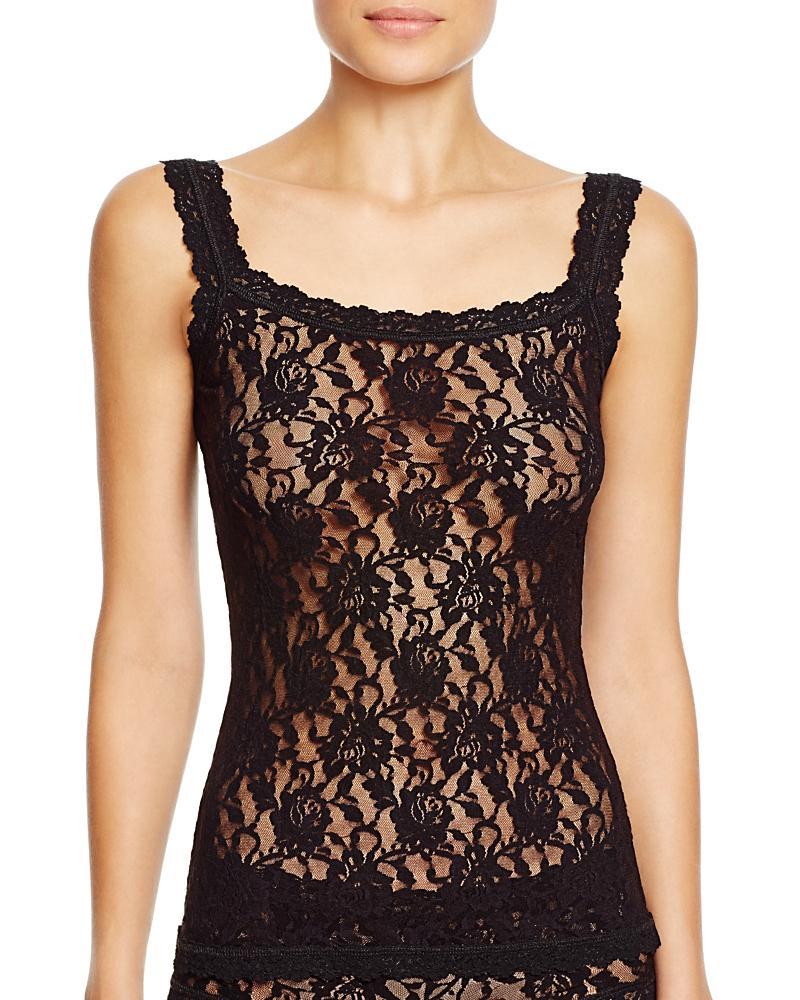 Hanky Panky Womens Signature Sheer Lace Lingerie Camisole 1390L Product Image