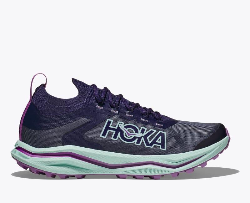 HOKA Mens Zinal 2 Shoes in Diva Blue/Lettuce, Size 11.5 Product Image