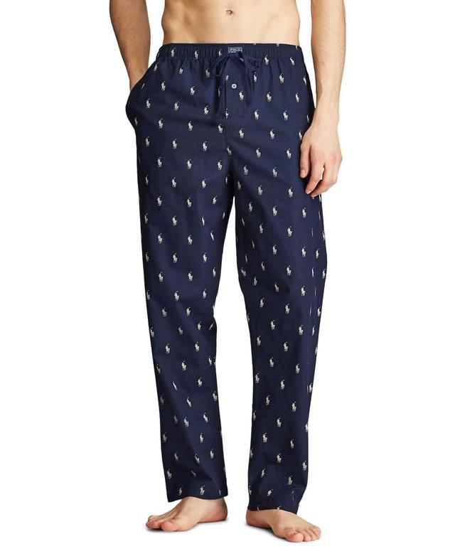 Polo Ralph Lauren Pony-Print Woven Pajama Pants Product Image