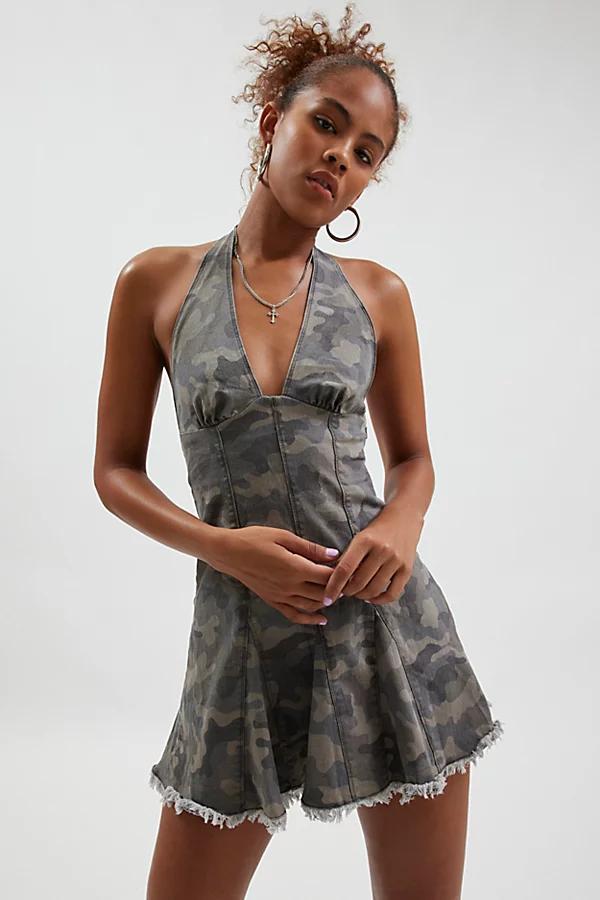 Kimchi Blue Hailey Halter Dress Womens at Urban Outfitters Product Image