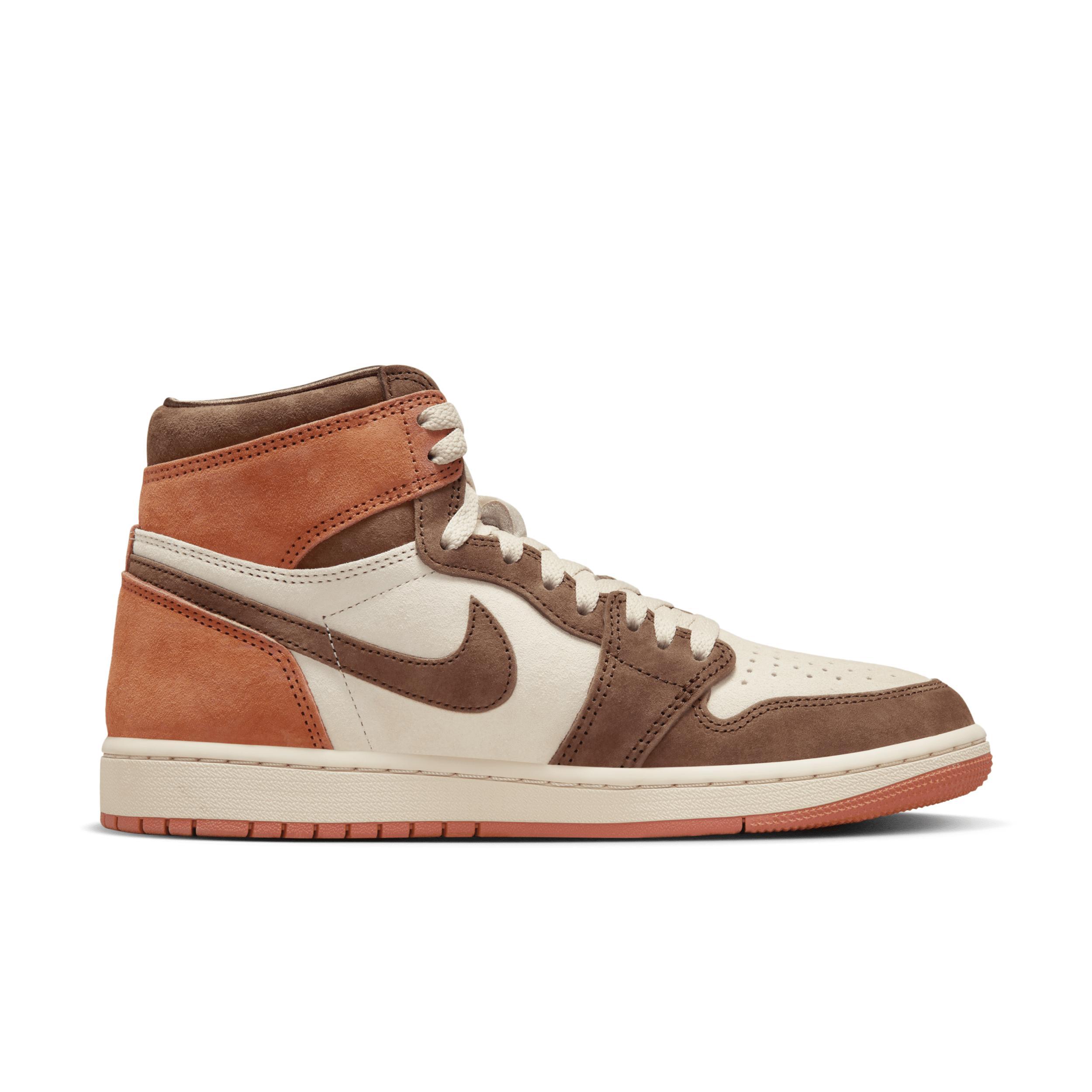 Jordan Womens Retro 1 High OG - Shoes Clay/Brown Product Image