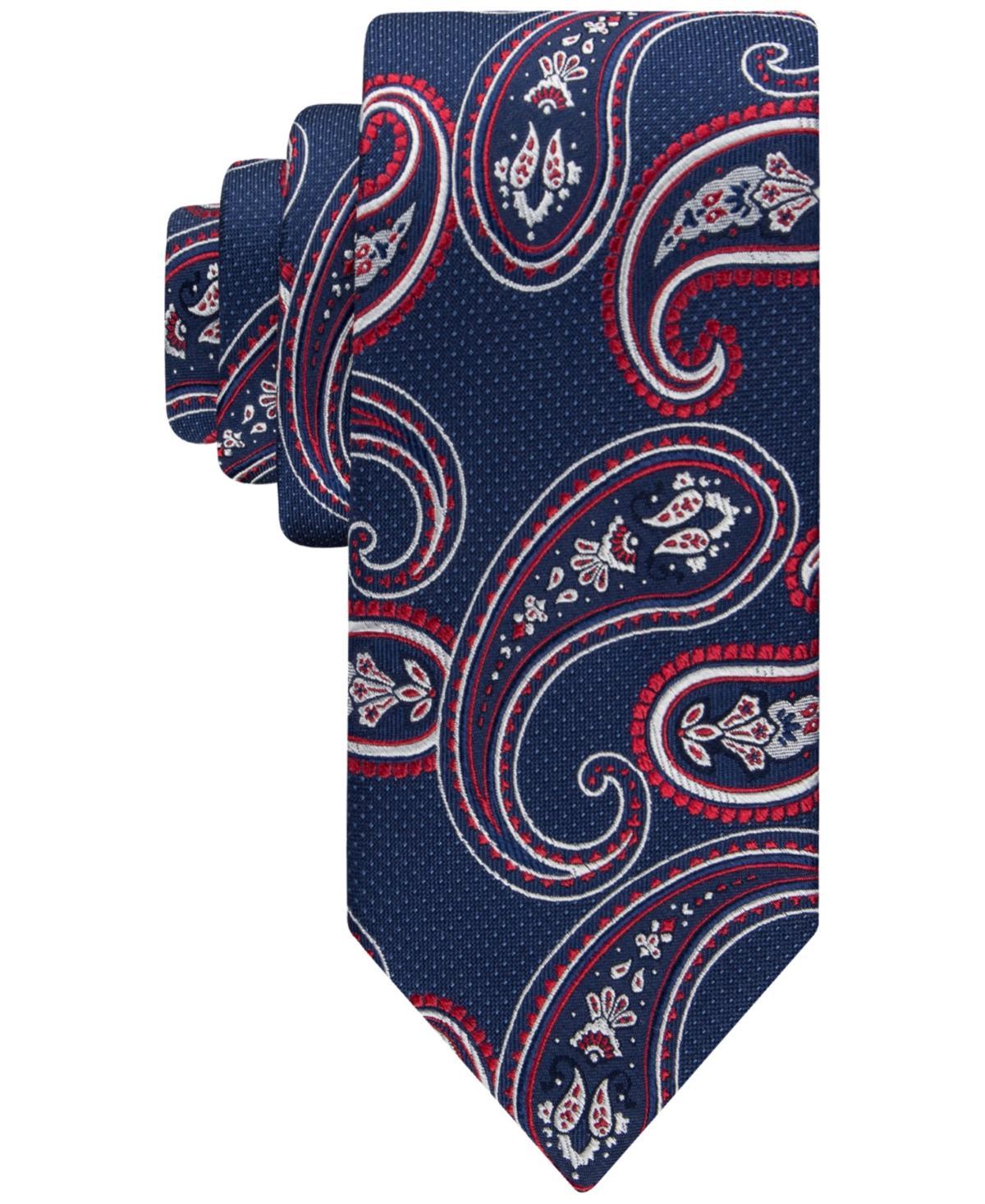 Tommy Hilfiger Mens Paisley Tie - Navy Product Image