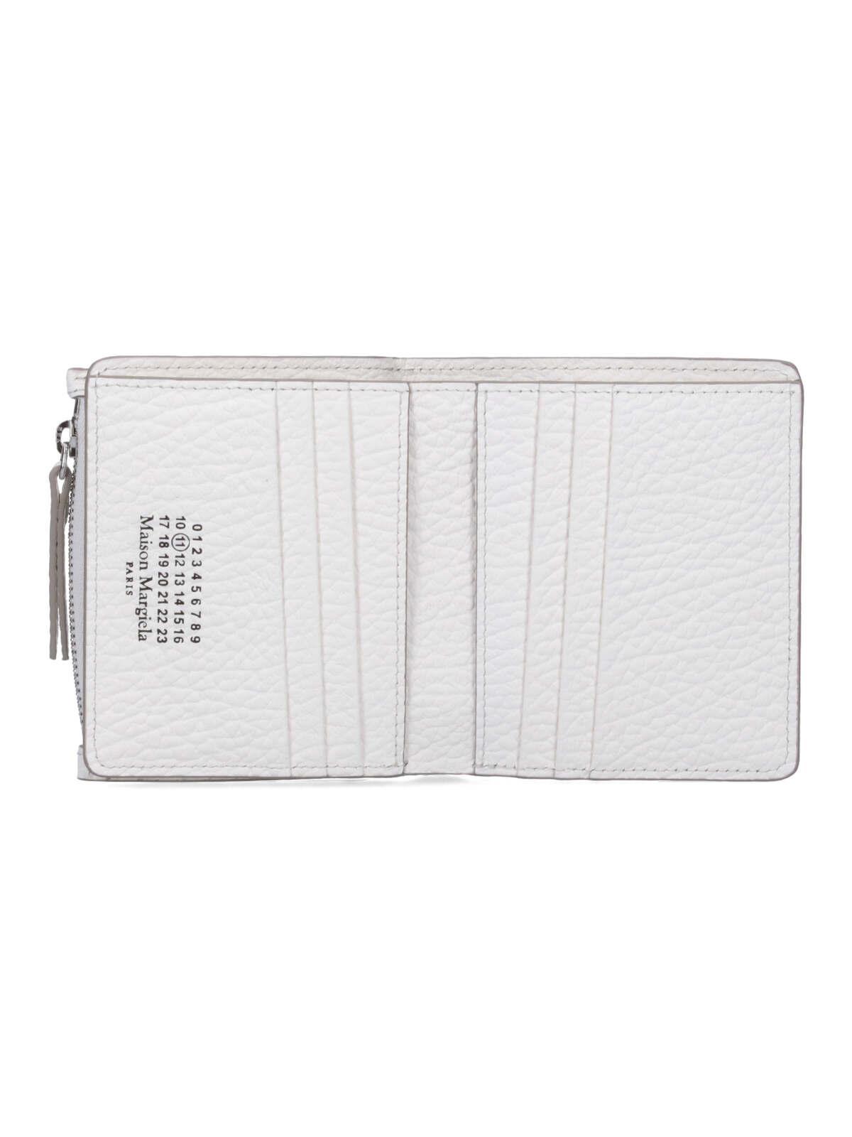 MAISON MARGIELA "four Stitches" Wallet In White Product Image