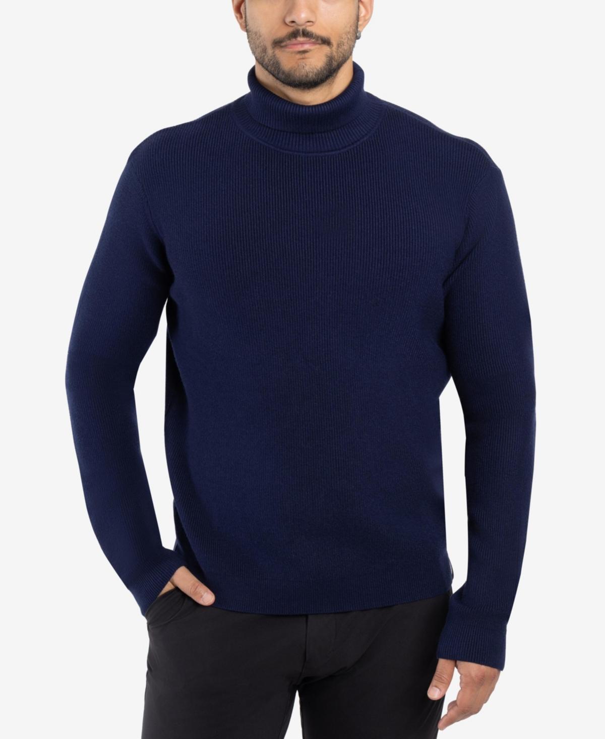 Spring + Mercer Mens Ribbed Turtle Neck Sweater Product Image