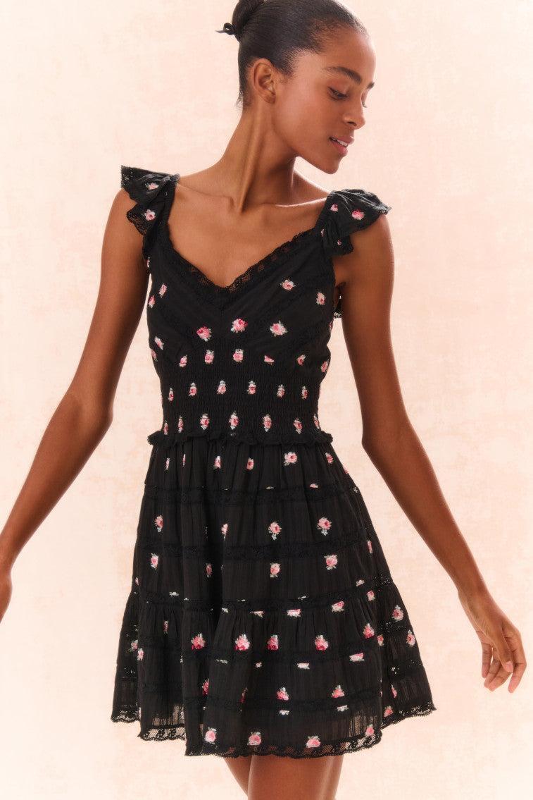 Finny Embroidered Floral Dress Product Image