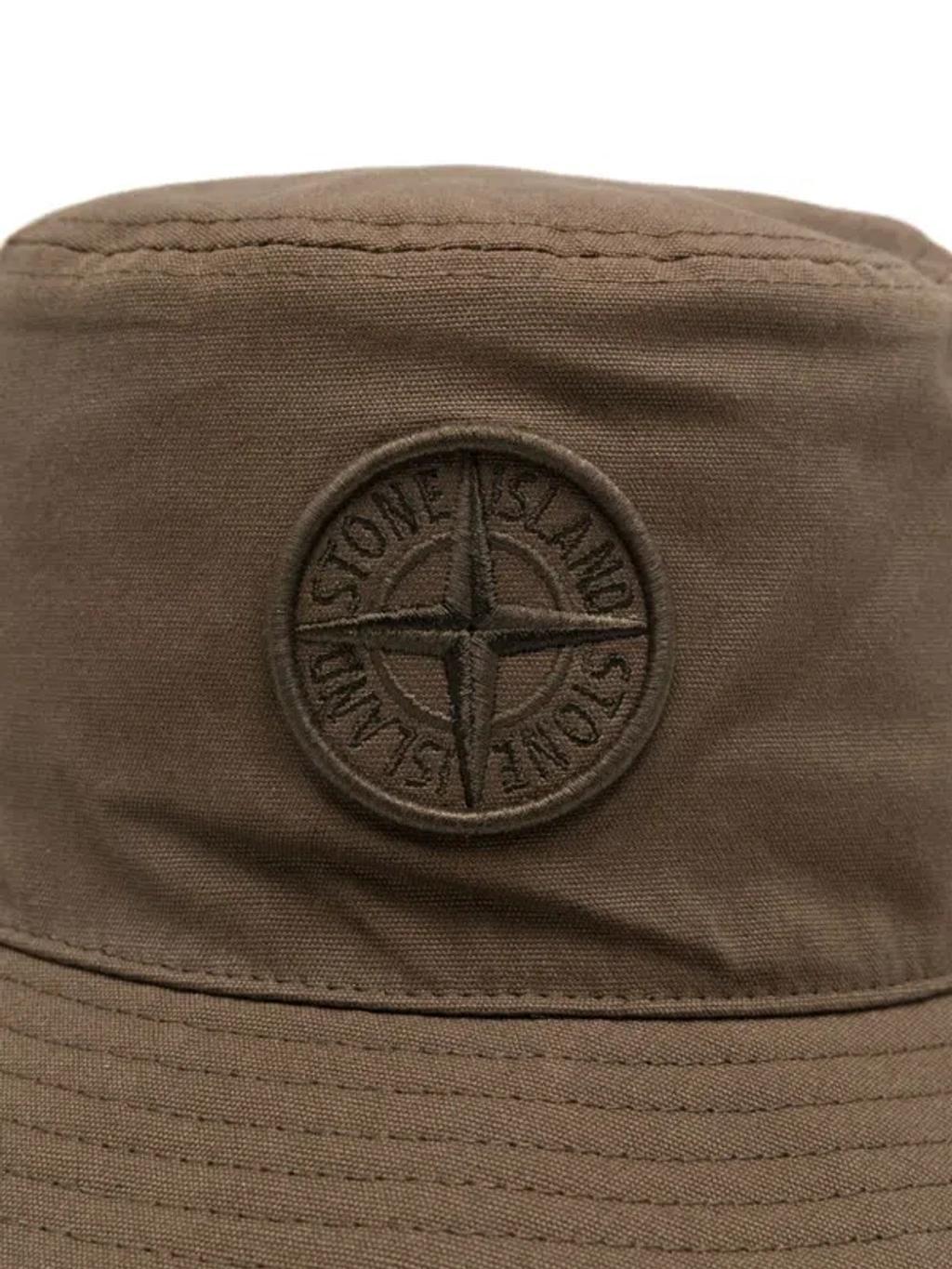 STONE ISLAND 98161 Bucket Hat In Green Product Image