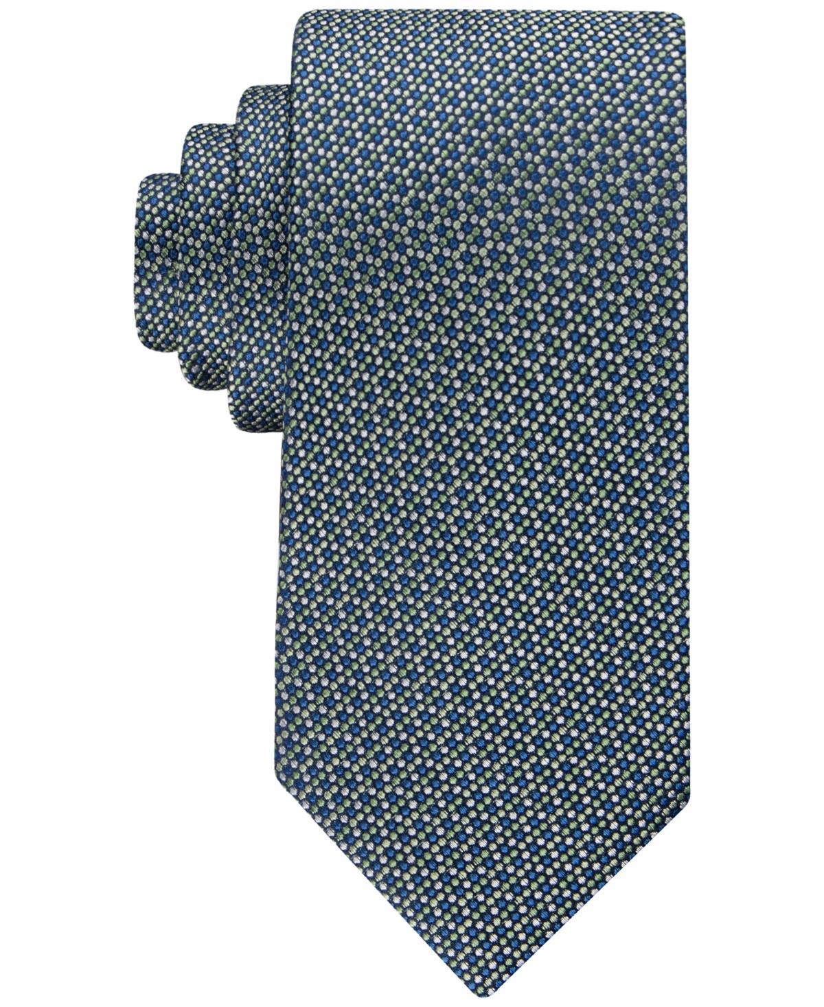 Tommy Hilfiger Mens Classic Floral Dot Tie - Navy Product Image