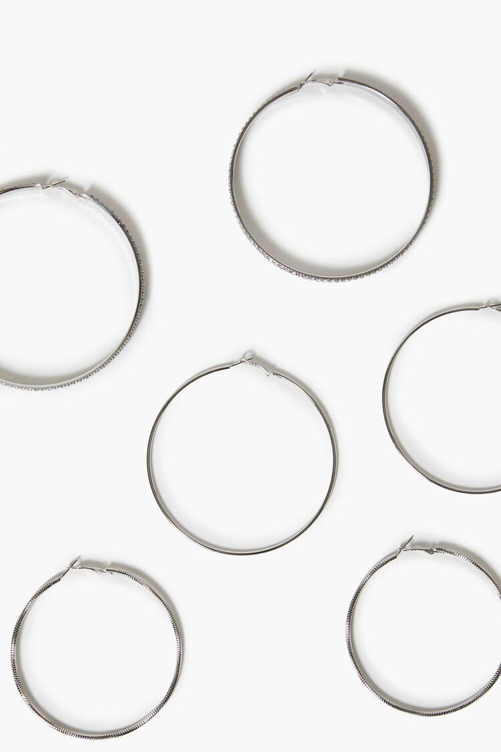 Textured Hoop Earring Set | Forever 21 Product Image