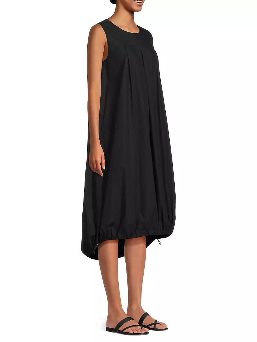 Otoba Poplin Drawcord Midi-Dress Product Image