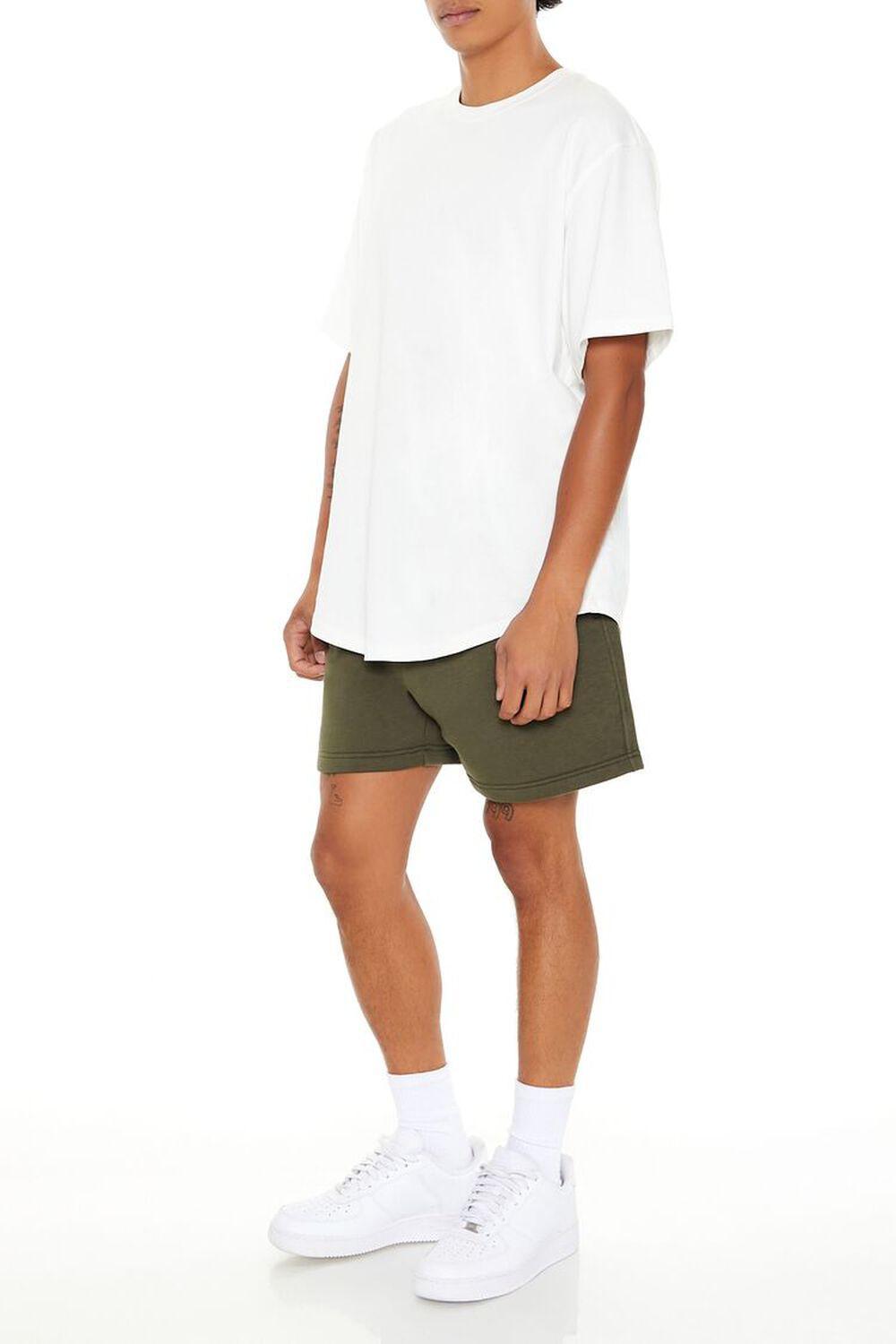 Drawstring Cotton-Blend Sweatshorts | Forever 21 Product Image