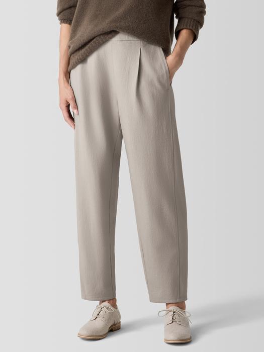 EILEEN FISHER Felted Wool Jersey Lantern Pant in Regenerative Woolfemale Product Image