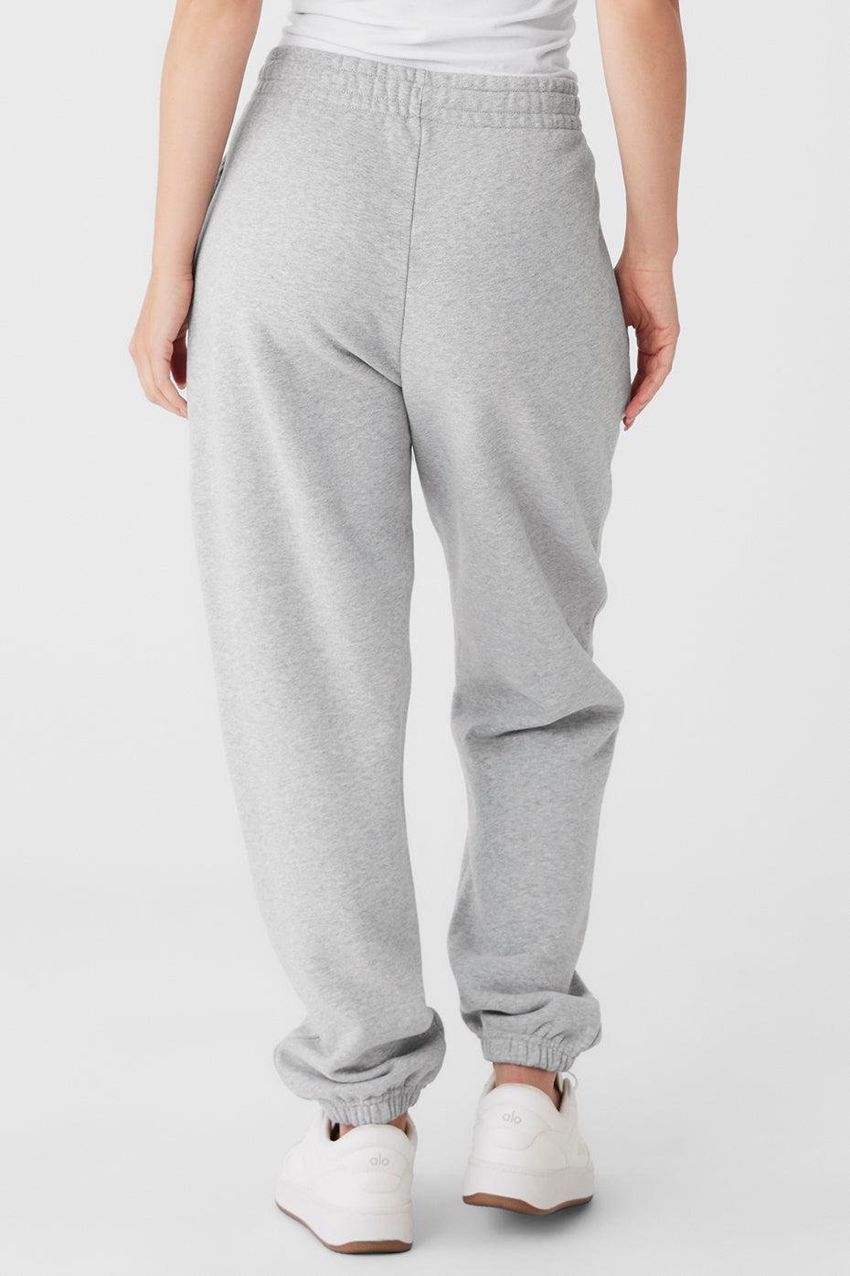 Cuffed Renown Heavy Weight Sweatpant - Athletic Heather Grey Female Product Image