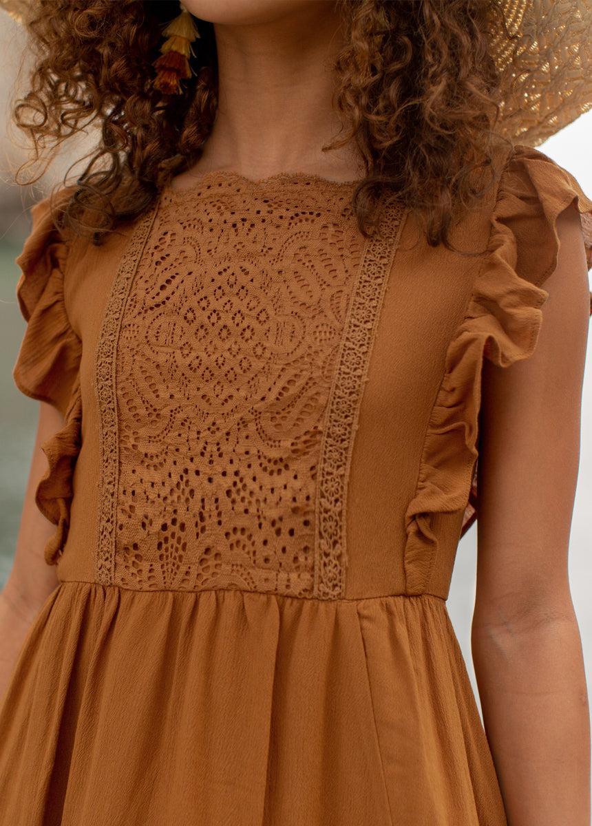 Cassia Dress in Marigold Product Image