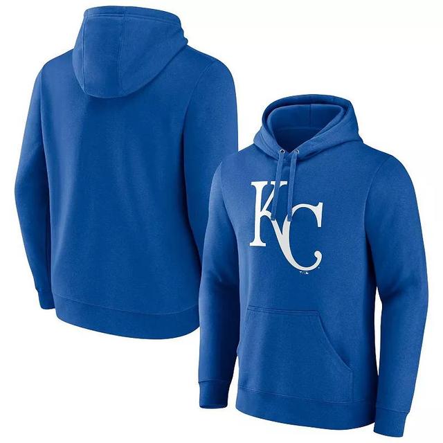 Mens Fanatics Royal Kansas City Royals Official Logo Pullover Hoodie Product Image