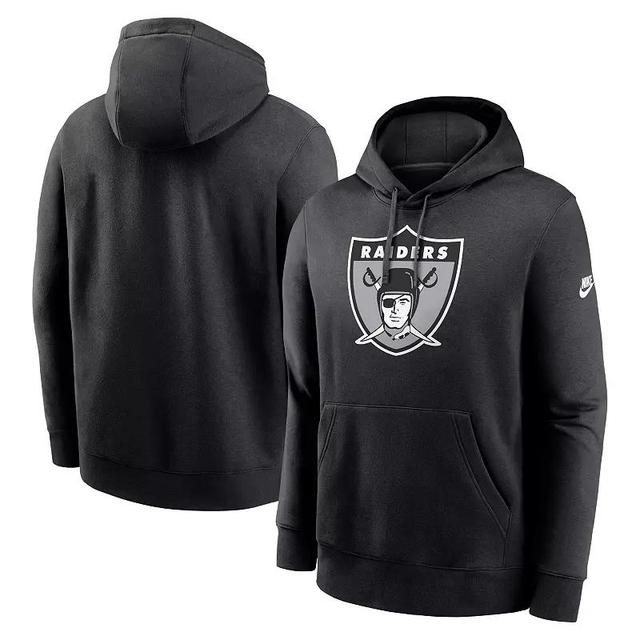 Mens Nike Chicago Bears Rewind Club Logo Pullover Hoodie Blue Product Image