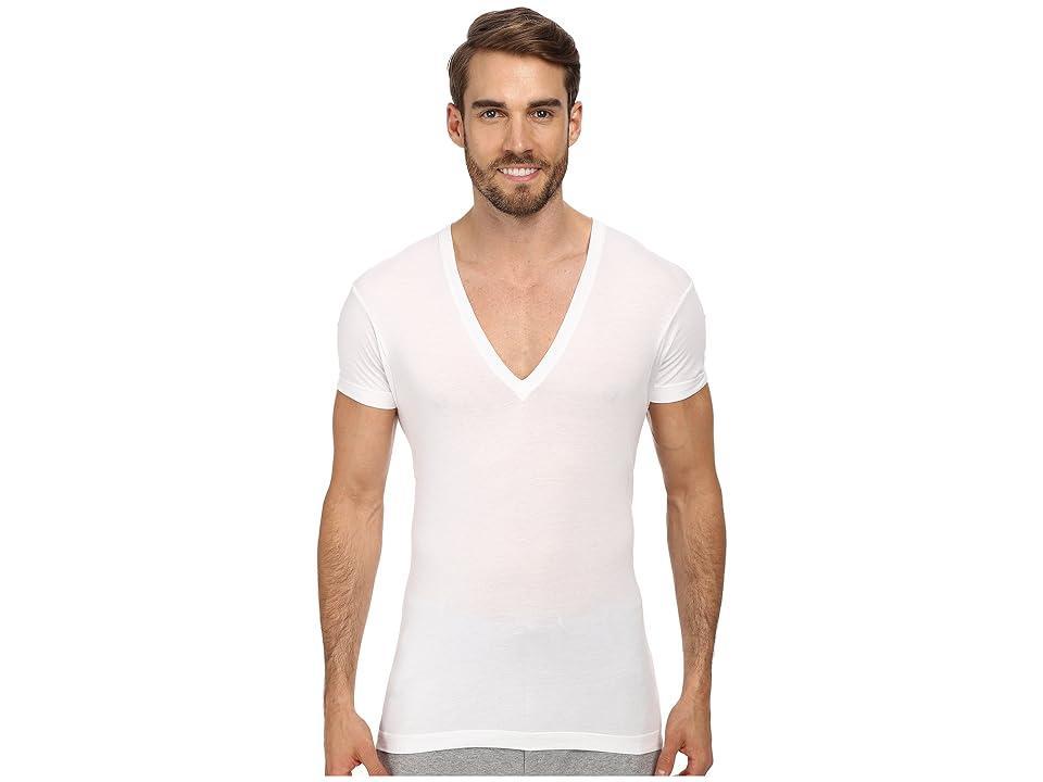 Mens Pima Cotton Slim-Fit V-Neck Tee Product Image