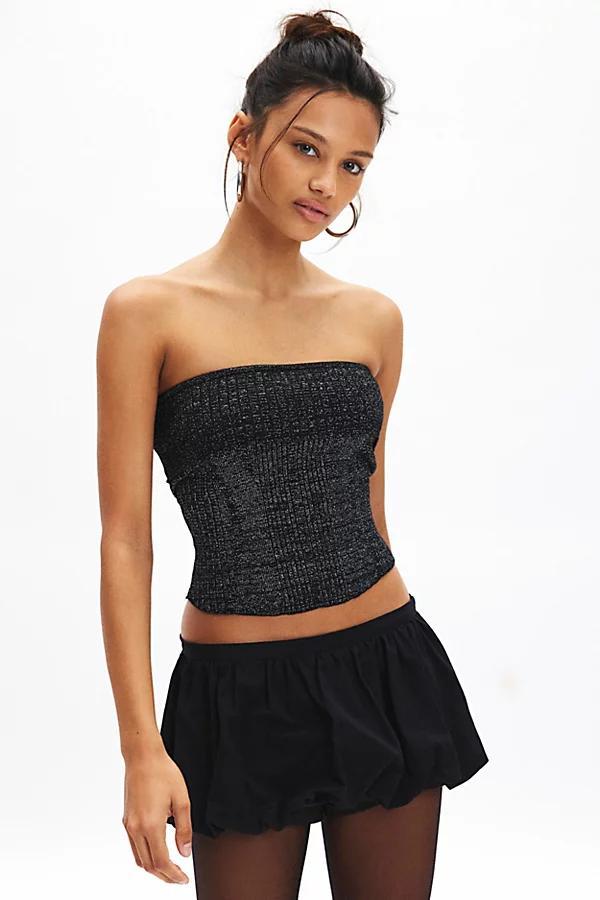 Silence + Noise Georgia Shimmer Sweater Tube Top Womens at Urban Outfitters Product Image