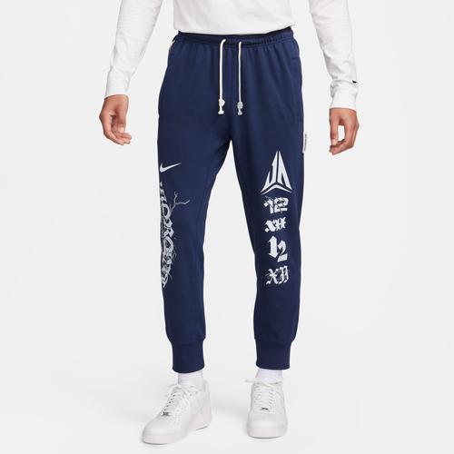 Nike Mens Nike Ja Morant Dri-FIT Standard Issue Joggers - Mens Midnight Navy/Grey Product Image