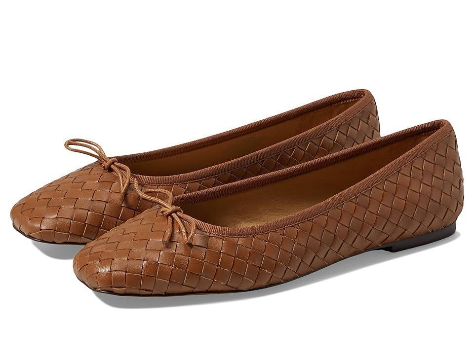 Madewell The anelise ballet flat (Warm Coffee) Women's Flat Shoes Product Image